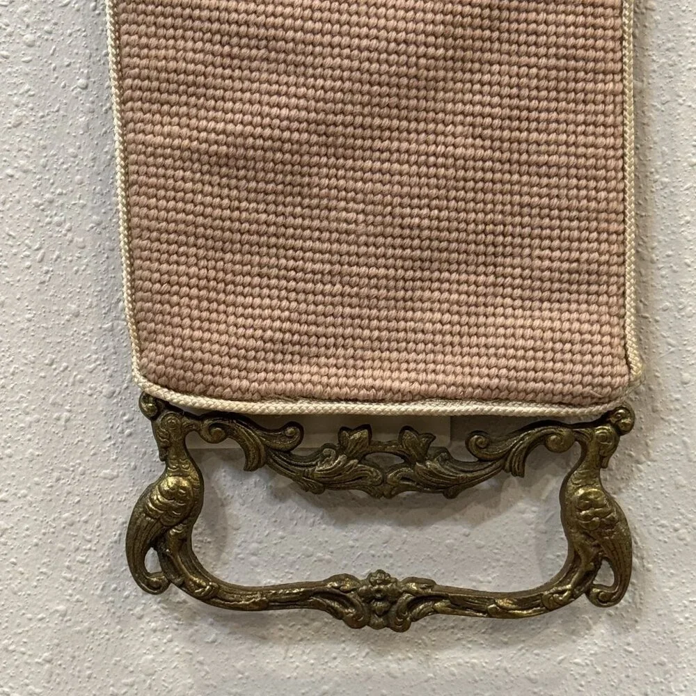 Vintage Fruit Needlepoint Bell Pull 69
